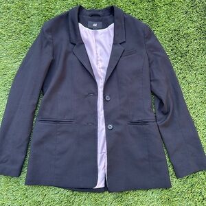 H&M women’s black suit jacket